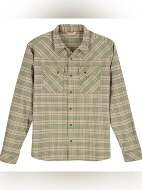 Simms Men’s Brackett LS Shirt Dark Stone Classic Plaid Size Large NWT